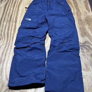 The North Face Hyvent Snow Pants Boys XL 18-20 Blue Utility Pocket Insulated @M2
